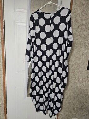 Nuggles Black & White Polka Dot Women’s Dress